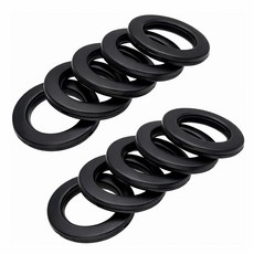 로즈퀸 커튼 아일렛 링 DIY 커텐 부자재 저소음링 10P 세트, 1개, 블  랙 10p