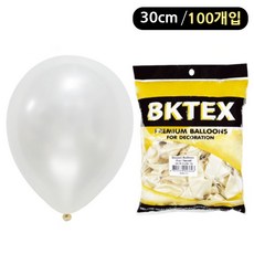 공간포인트템 풍선 펄화이트 30cm 100개