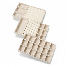 제로앤나인 주얼리 칸막이 보관함 악세사리 케이스 3종