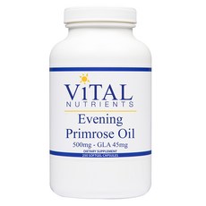 ViTAL NUTRIENTS 月見草油軟膠囊 500mg - Gla 45mg, 250顆, 1罐