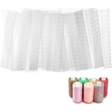 자수 재봉 퀼팅 및 세르거 스레드 스풀/콘(6x1CM)을 위한 100Pcs 실망 스풀 세이버 메쉬