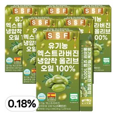 유기농 엑스트라버진 올리브오일 100% 스페인 냉압착 스틱, 84개, 10g