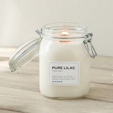 타닥 타닥 나무심지 대용량 소이 캔들, 1개, 1000ml, 20. 퓨어라일락