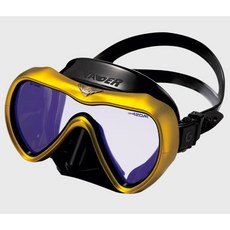 GULL VADER MASK UV420 潛水面鏡 單面鏡 - 游龍潛水, MIR Moon Yellow