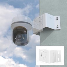 Koroao 보안 카메라용 코너 브래킷 TP-Link Tapo 야외 팬/틸트 Wi-Fi 보안 카메라와 호환되는 금속 코너 마운트 (C530WS/C520WS/C510W/C500, Koroao 보안 카메라용 코너 브래킷, TP-Link