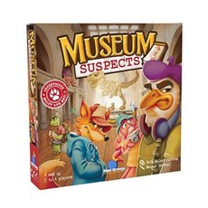 Blue Orange Games Museum Suspects 보드 게임 - 가족 또는 성인 전략 2~4인용 만 8세 이상 이용 권장., 1개