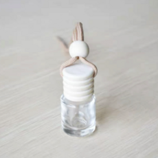 우드 차량용 디퓨저 용기 원기둥 3ml 디퓨저 만들기 재료, 1개, 투명