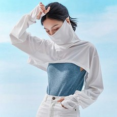 여자실내수영복 여름 케이프 래쉬가드 팔토시 넥워머 가디건 햇빛차단