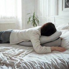 [ 660250 ] SXZCYX 눈 수술 후 페이스 다운 베개 - 수면을 위한 BBL 침대용 엎드린 마사지 머리 받침대 망막 유리체 절제술 회복 장비 그레이, 회색