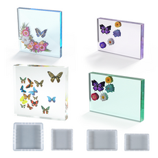 [드그라쎄] 실리콘몰드 - 대형 직사각 정사각 액자 몰드, 직사각 (소)