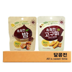 [달콤진] 촉촉한 밤 + 촉촉한 고구마, 120g, 15세트