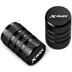 알테쉬 XMAX300 알루미늄 타이어 밸브캡 전년식 호환, 1세트, 블랙