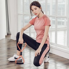 夏季薄款瑜伽服套裝 女士專業健身房運動跑步服 速乾衣寬鬆時尚顯瘦 高彈力透氣材質 多場景適用