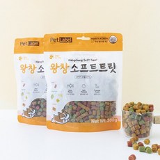 강아지간식 펫라벨 독 왕창소프트트릿 300g, 1개, 혼합