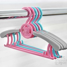 마켓마고25 옷걸이 5p 아동옷걸이, 곰돌이캐릭터옷걸이 _5p