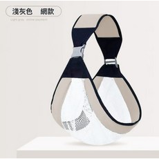DFMEI 嬰兒寶寶外出腰凳前抱式揹帶新生兒多功能兩用抱娃神器解放雙手夏, 網款灰色