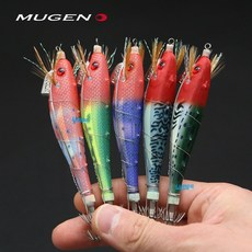 무겐 무한 삼봉에기 심해 갑오징어 한치 쭈꾸미 에기, 01 고추장핑크