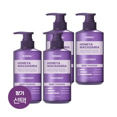 허니 앤 마카다미아 단백질 트리트먼트 500ml x4개(향 16종 택 1)