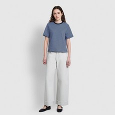 JAJU 여 헤비 코튼 반팔 티셔츠 J116901003054 650225