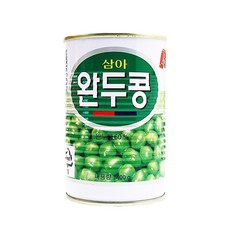 푸드올마켓_ 삼아 완두콩통조림 400g, 1개