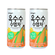 웅진 옥수수수염차 x+(총)차음료, 180ml, 1개