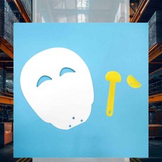 종이 하회탈 부채만들기 5p 만들기키트 전통놀이체험 민속놀이 만들기놀이 공예재료 미술용품