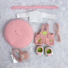팝마트 Zsiga 1세대 2세대 지거 1/8 BJD 액션 피규어 인형 인형옷 3피스 5피스 6피스 7피스 세트, 아기 옷만 입을 수 있어, 베레모+안경+셔츠+스카프+팬츠+신발+가방 세트-인형제외