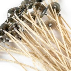 EAP 이노베이션스 컨테이너 양초용 울트라 코어 1.792 윅 길이 6인치 올파이버 양초 제작용 금속 프리 아연과 같은 강성으로 깨끗한 100팩, 1.600