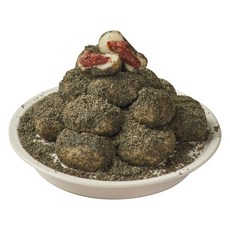 하람떡방 당일생산 굳지않는 저당 팥 앙금 흑임자 찹쌀떡, 1개, 1.8kg