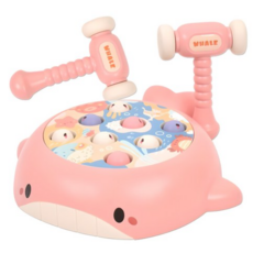 아기고래 두더지 잡기 망치놀이 게임, PinkColor, 4개