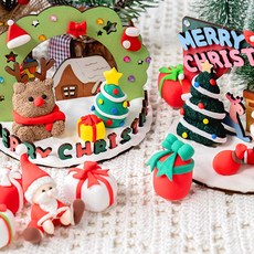 [MH] 콜크클레이 크리스마스 환경꾸미기 유아 실버교구, 1개