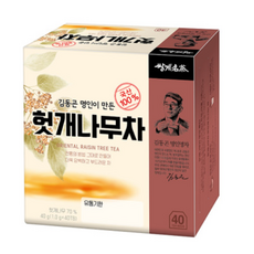 쌍계 헛개나무차 40T, 1g, 40개입, 4개
