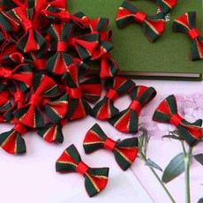 미니 리본 성탄절 장식, 1개, 기본