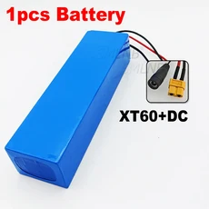 48V 배터리 10500mAh 18650 13S2P 팩 전기차 전기 바이크 오토바이 DIY BMS 포함, [13] XT60 DC-1 battery