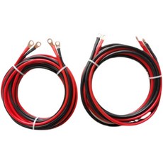 캠프카 인버터 파워뱅크 연결선 배선, 16㎟ 0.5m 2개 세트, 1L, 1개