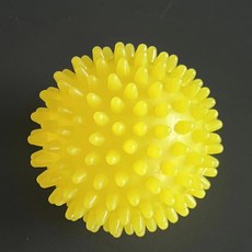 65MM 家用洗衣球 PVC環保去汙防纏繞蓬鬆衣物乾燥, 黃色 硬, 1個