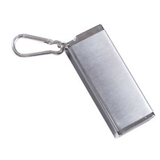 휴대용 담배재떨이 낚시 야외 소형재떨이통, 1개, 5. 실버 대형