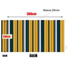 야외 접이식 캐노피 교체 방수 패브릭 UV 매장 색상 패션 차단 천막 배너 개폐식, size 2