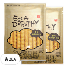 에스카도로시 강아지 간식, 황태베이커리, 85g, 2개