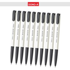 동아 국산 사무용 스피디볼 유성볼펜 10자루, 1개, 0.5mm 검정(10자루)