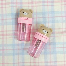 일본 곰돌이 미니 연필깎이 신학기 준비물, 상세페이지 참조, 상세페이지 참조