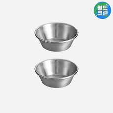 월드크린 스텐 304 소스 볼 앞 접시 1호 5cm, 2개, 1호(50 x 25 mm)