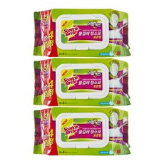 스카치브라이트 물걸레 청소포 더블액션 표준형 20 + 4매, 3개
