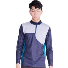 台灣製吸溼快乾拼接配色機能男士登山長袖上衣