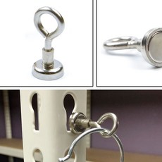 자석걸이 걸이 소품 강력자석 고리 원형 후크 1P, 본상품, 1