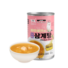 파미데이즈 고양이 일품 삼계탕 보충식 캔, 활력, 155g, 8개