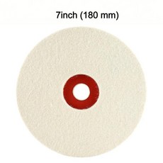 울 펠트 연마 패드 금속 대리석 석재 유리 연삭 디스크 앵글 그라인더 액세서리용 버핑, 2. 180 MM