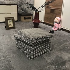 毛絨巧拼地墊 可裁剪拼接毛絨床邊地毯 絨毛巧拼 巧拼地墊 拼接地毯 絨毛地墊 拼圖地墊, 1個, 白色【送邊條】,30*30加厚款【買5髮10片】