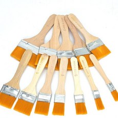 도색 넓은 12p 화방 페인트 평붓 세밀 납작 세트 붓 미술 나무 작업용 손잡이, 1개, 상세페이지 참조