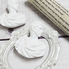 [FullyJully Store] 석고 흉상 마그넷 브룩스 인테리어자석 냉장고마그넷 조각상자석 냉장고자석 조각상마, 상세페이지 참조, 1